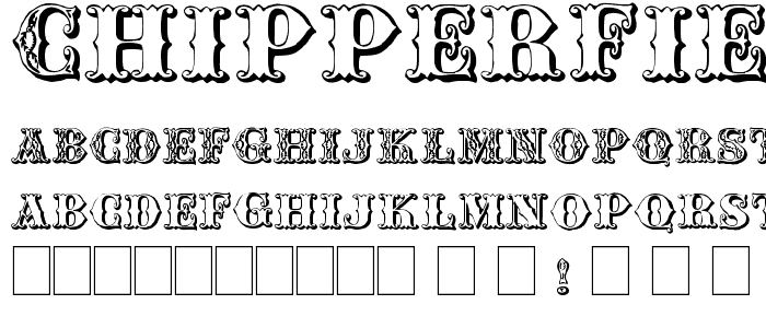 Chipperfield_and_Bailey  font